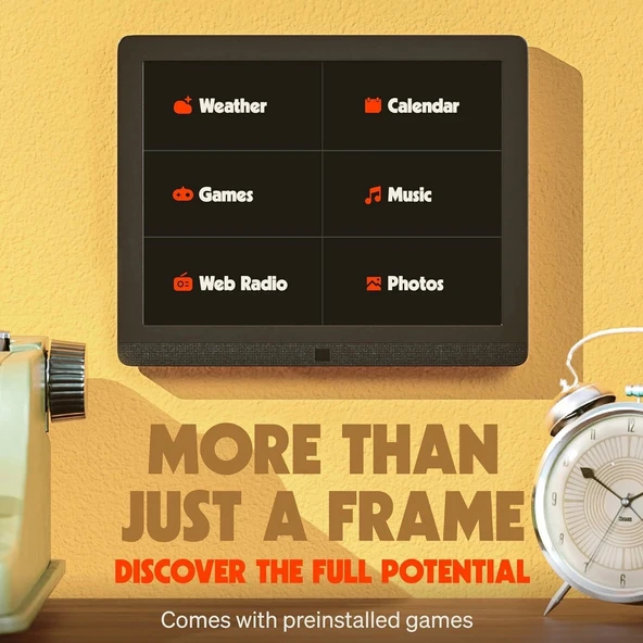 Pix-Star 10 Inc WiFi Dijital Resim Çerçevesi - Ücretsiz Bulut Depolamaya Sahip - 4