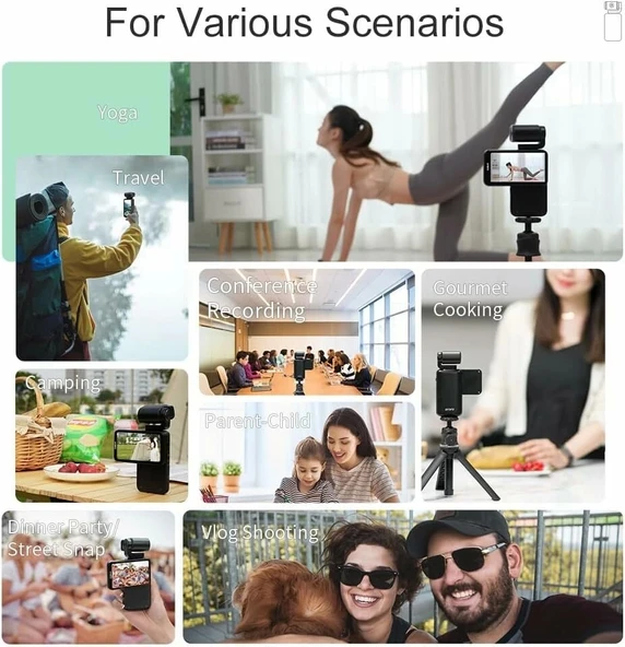 ORDRO M3 5K UHD Kamera, 3.5 Inc Döndürülebilir Dokunmatik Ekran, 3250mAh - 2