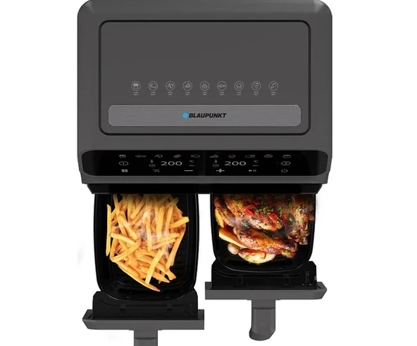 Blaupunkt D7800 Taste Master Çift Hazneli Air Fryer 4+4 lt Yağsız Fritöz (1 yorum) - 3