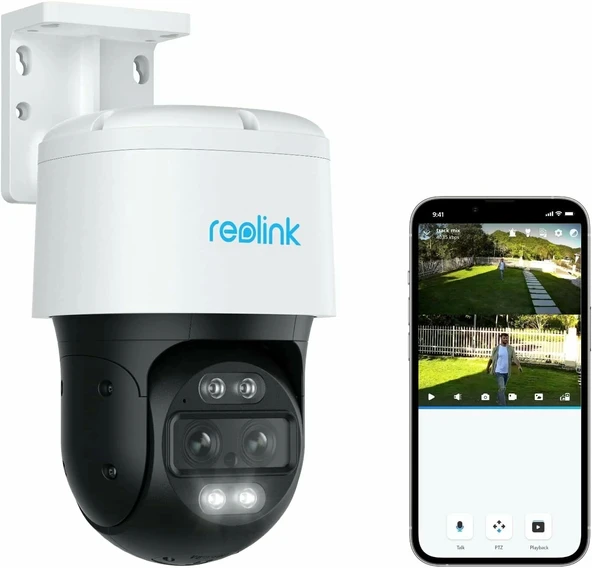 Reolink PTZ Güvenlik Kamera Sistemi 4K, Çift Lensli IP PoE 360 Kamera