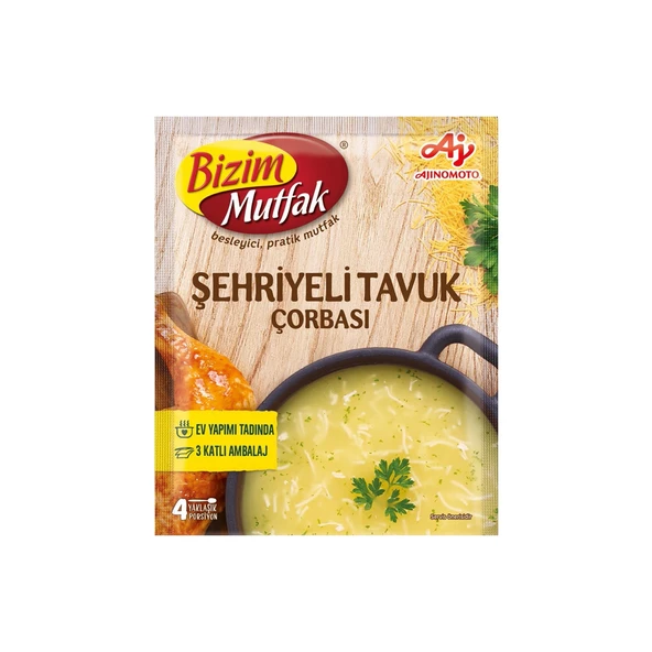 Bizim Mutfak Ezogelin ve Şehriyeli Tavuk Çorbası 12 li Karma Paket - 3