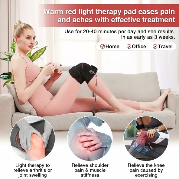 JOBYNA 660nm Kırmızı Işık ve 850nm Yakın Kızılötesi Işık Terapisi - 3