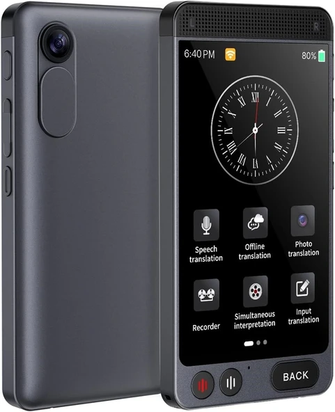 E teacher Dil Tercüman Cihazı, 142 Dil, İki Yönlü Gerçek Zamanlı Ses Çevirisi