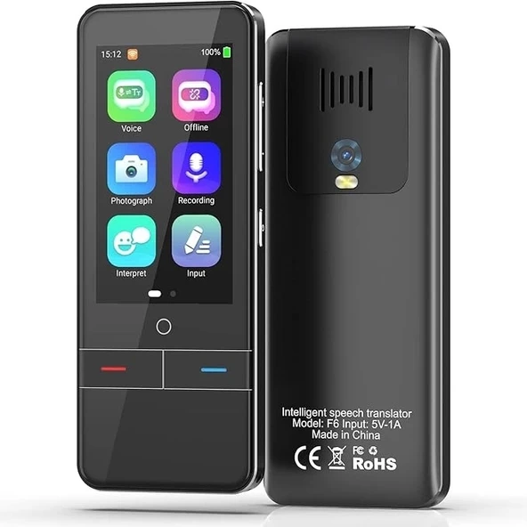 RUISJ Yüksek Doğruluklu Taşınabilir Dil Tercüman Cihazı