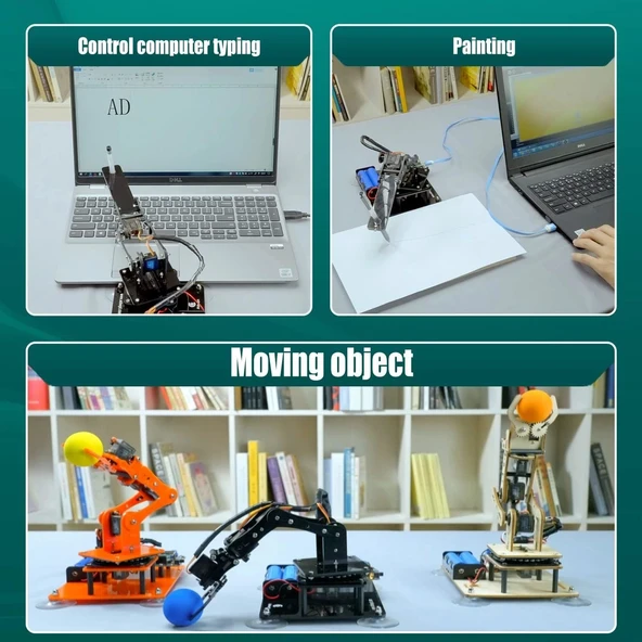 Adeept 5-DOF Robot Kol Kiti 5Axis Robotik - 3