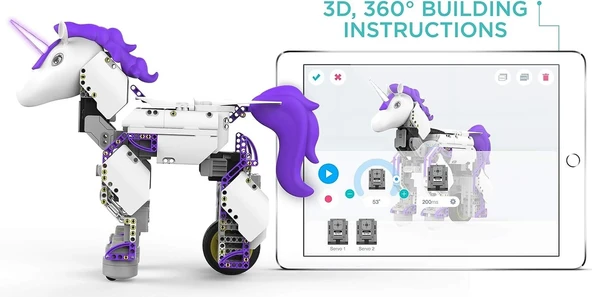 UBTECH Efsanevi Serisi: Unicornbot Kiti -  Kodlama Kök Öğrenme Seti - 2