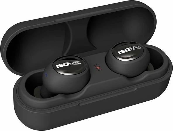 ISOtunes Kablosuz Kulak Tıkacı Kulaklıkları, 22 dB Gürültü Azaltma Siyah - 2