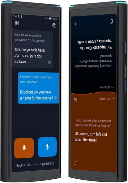 iFLYTEK Dil Tercüman Cihazı,60 Dil ve Anlık Ses Tercümanı