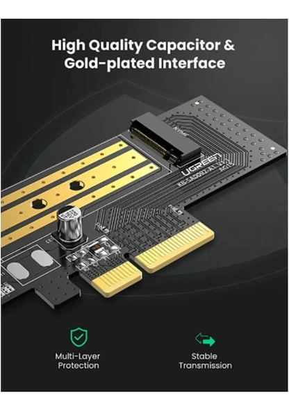 Ugreen Pcıe 3.0 X 4 Nvme M.2 Ssd Dönüştürücü Adaptör - Resim 6