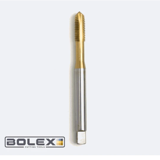 M6x1 ISO2 6H HSS-E Co5 DIN371/B TIN (DÜZ) - Resim 2