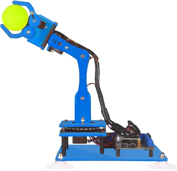 Adeept 5-DOF Robot Oyuncaklar Kol Kiti 5Axis Robotik - Mavi