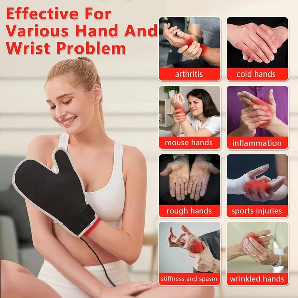 JOBYNA Kırmızı Işık Terapi Eldiveni, 850nm Yakın Kızılötesi Işık - 2