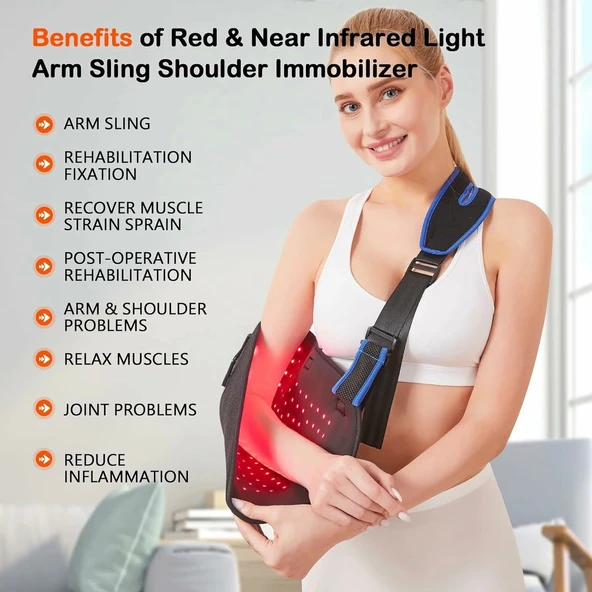 JOBYNA Kızılötesi Işık Terapisi Dirsek Cihazı, 850nm Yakın Kızılötesi - 4