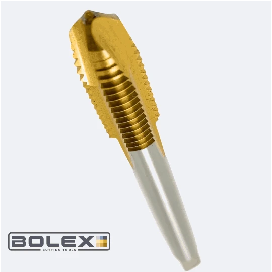 M8x1,25 ISO2 6H HSS-E Co5 DIN371/B TIN (DÜZ) - Resim 3