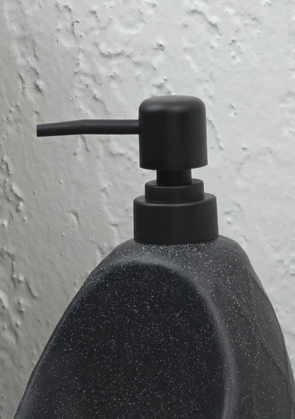 Taş Desenli Sıvı Sabunluk - Sünger Hazneli Mutfak Sabunluğu - 700 ML - Prizma Desen - 9