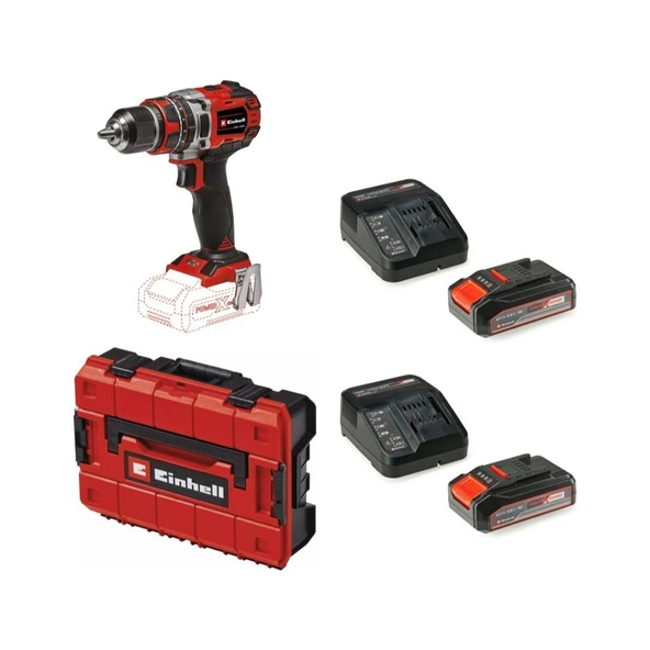 Einhell Tp-Cd 18/50 Li-I Bl Solo Akülü Vidalama + 2 x 2.5 Ah Starter Kit (Çanta Dahil)