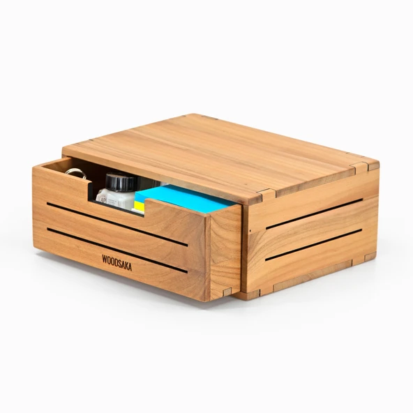 Woodsaka - 3Line Mini Çekmece - Masaüstü Kutu - 7