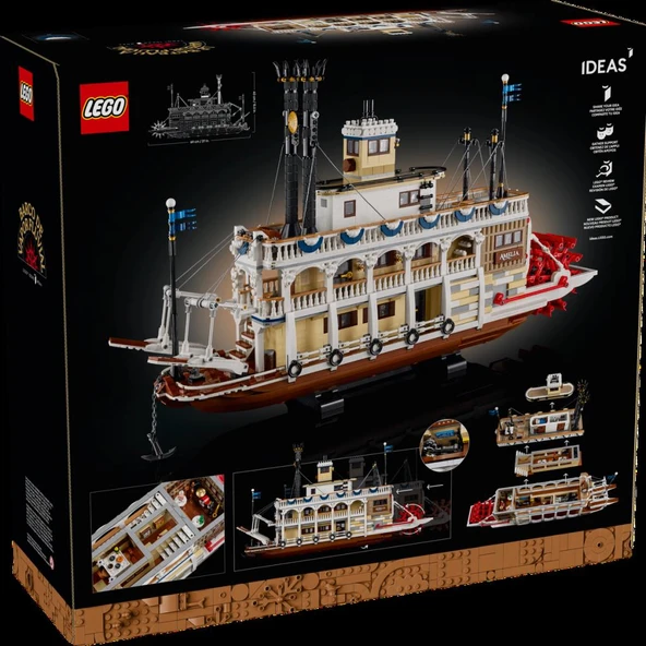 LEGO İdeas 21356 Buharlı Nehir Gemisi