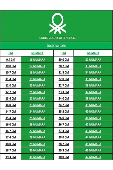 Benetton BNI-10100 Kadın Günlük Spor Ayakkabı - 8