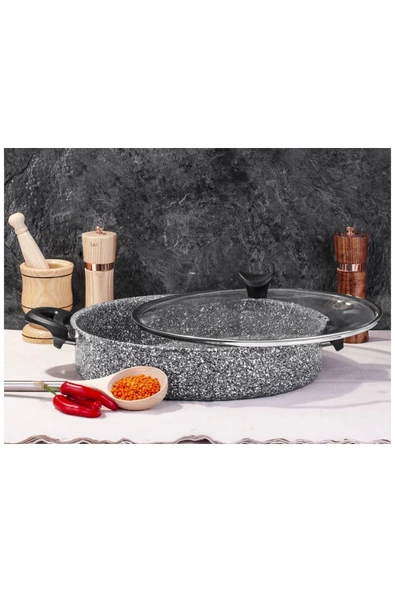 Ultra Granit Basık Tencere 22 Cm