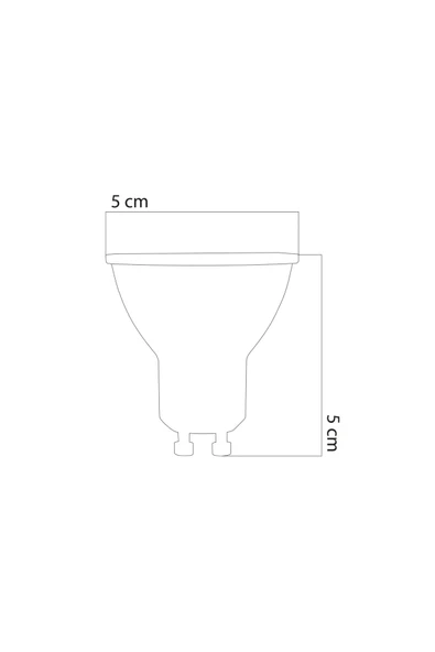 GU10 220V 6W 4000K COB LED AMPUL ERD-285 - 3
