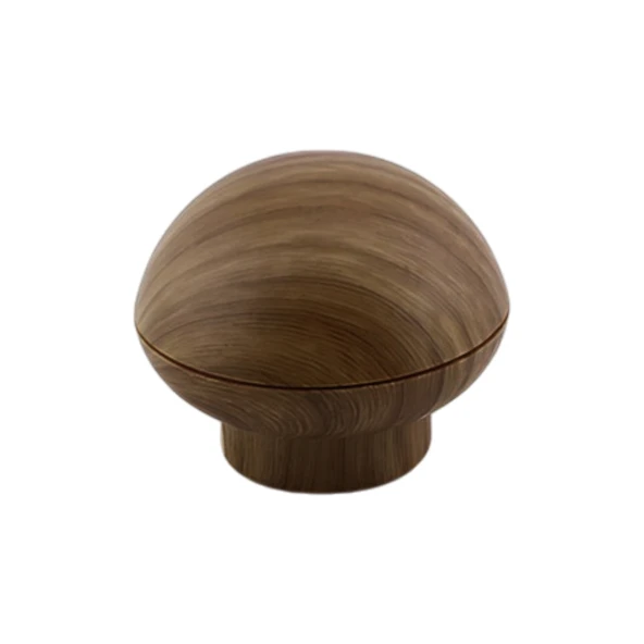 Mobilya Mutfak Dolap Dolabı Çekmece Kulpu Kulbu Plastik Kahverengi Tek Vidalı Düğme Kulp Ceviz - Resim 4