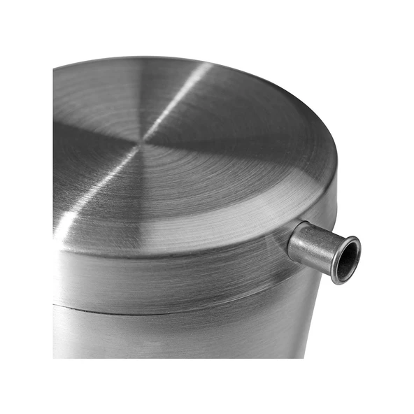 NEHİR BURGULU STANDLI 4 PARÇA YAĞDANLIK VE BAHARATLIK SETİ PASLANMAZ ÇELİK 105-260ML - 4