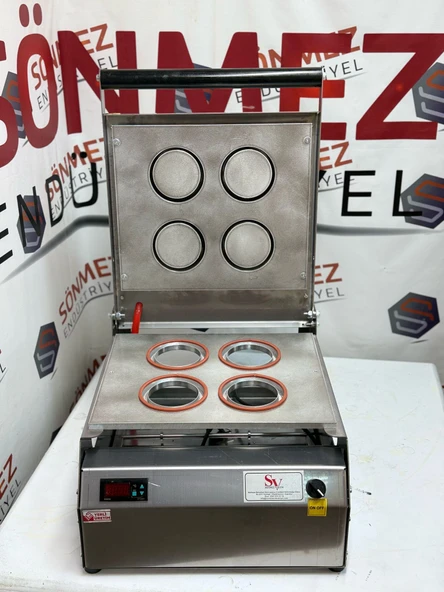 Sönmez Vakum 90 Mm 4 Lü Bardak Kapatma Makinesi - Resim 2