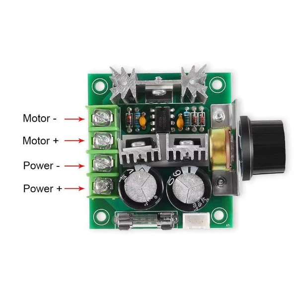 Pwm Dc Motor Hız Kontrol Devresi 12V-40V 10A