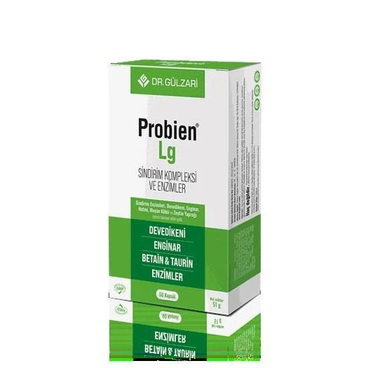Probien LG Digestive Sindirim Kompleksi ve Enzimler 60 Kapsül ürün görseli