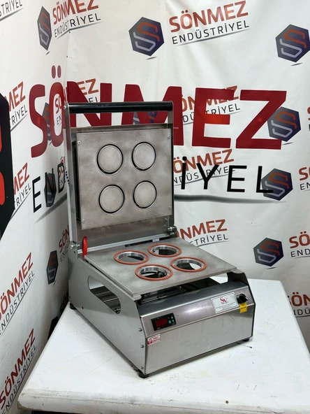 Sönmez Vakum 90 Mm 4 Lü Bardak Kapatma Makinesi - Resim 4