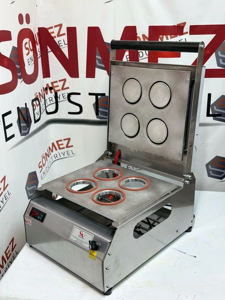Sönmez Vakum 90 Mm 4 Lü Bardak Kapatma Makinesi ürün görseli 1