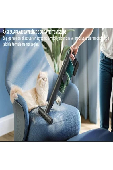 Philips 6000 Serisi XC6557/01 Şarjlı Dikey Süpürge - 7