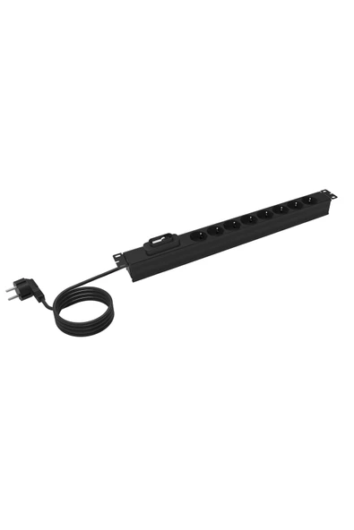 PRİZ 8 LI ALMAN TİP 16A TEK KUTUP DEVRE KESİCİLİ ürün görseli