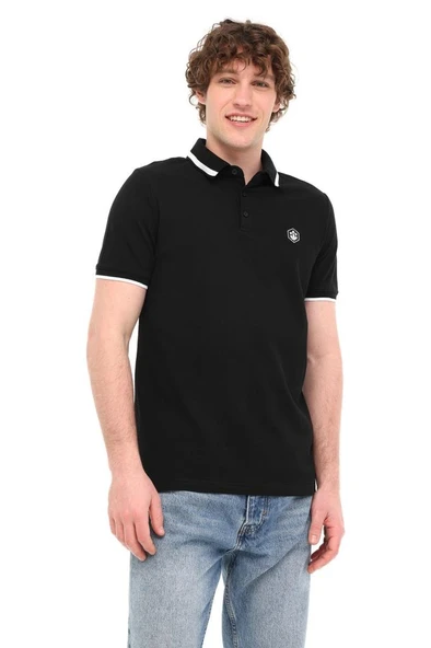 Lumberjack MB BTS203 POLO TSH 5FX 101948309 Erkek Polo Yaka Tişört Siyah S-XXL ürün görseli