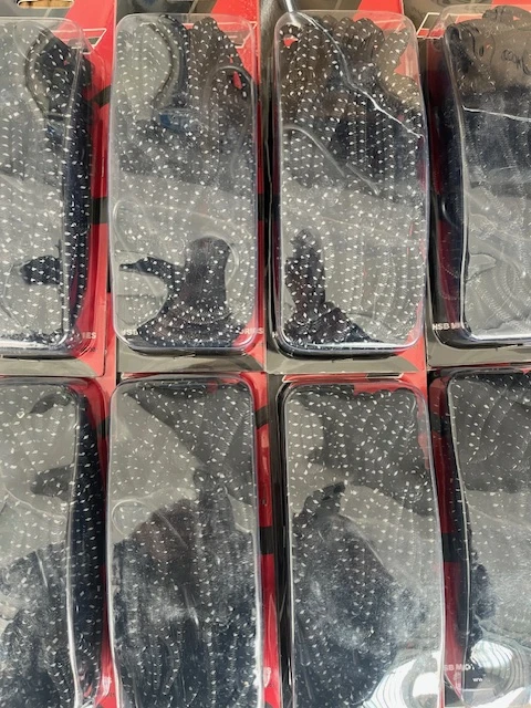 Kask Filesi Metal Kancalı Fosforlu Siyah Kalın Tip - Resim 4