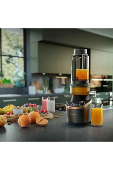 Hr3770/00 Flip&juice Meyve Sıkacağı Modüllü Yüksek Hızlı Blender - Resim 6