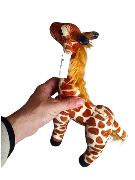 Göklerdeki Zarafet Şimdi Yanınızda: 30 cm'lik Sevimli Peluş Zürafa! - 4