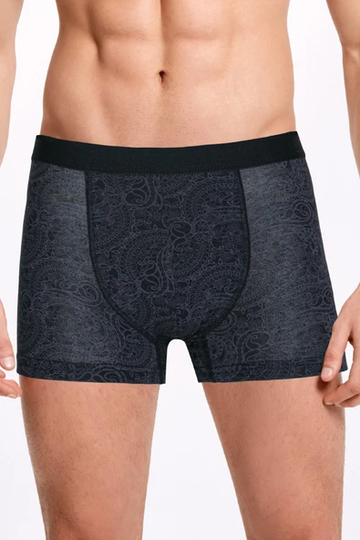 Erkek Şal Desen Modal Boxer - 6