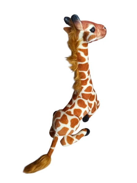 Sıcak Bir Kucaklamaya Hazır: 35 cm'lik Sevimli Oturan Peluş Zürafa! - 3