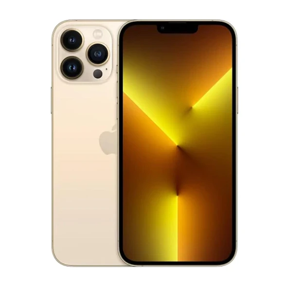 APPLE IPHONE 13 PRO MAX GOLD 128GB YENILENMIS B KALITE (12 AY GARANTILI) ürün görseli 1