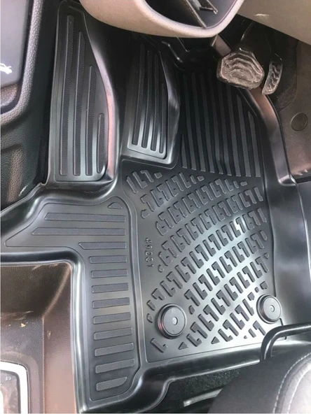 Ford Tourneo Custom 2 3D Havuzlu Paspas Siyah (Kapalı Kasa) 2024 ve Sonrası