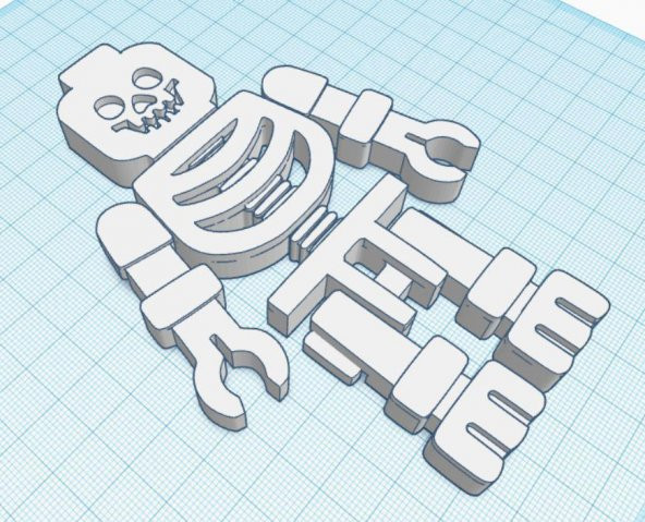 İskelet Buzdolabı Magnet (7 Parça Seti) Plastik Aparat