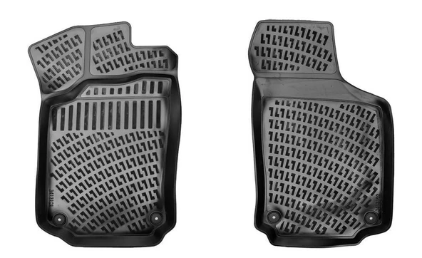 Opel Combo E 3D Havuzlu Paspas Siyah 2 Parça 2001-2011 Arası