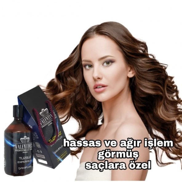 ARINDIRICI TUZSUZ EXPER PLUS ŞAMPUAN VE ONARICI BAKIM KREMİ 2Lİ FIRSAT VALENTİNES PROFESSIONAL - 3