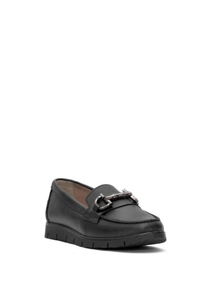 Venüs 25076042 Kadın Hakiki Deri Tokalı Comfort Günlük Ayakkabı - 2