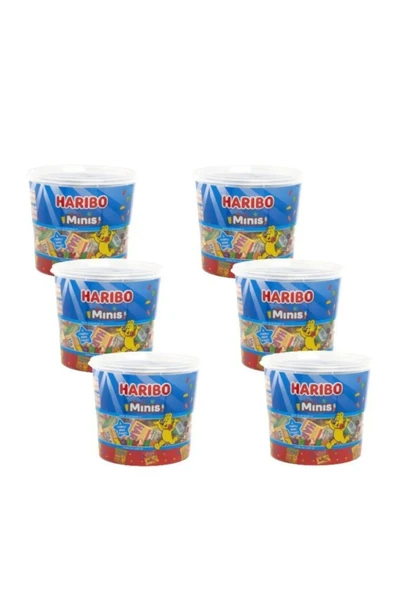 HARİBO MINI6TASX100PŞX10GR 6 lı paket