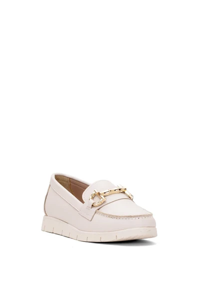 Venüs 25076042 Kadın Hakiki Deri Tokalı Comfort Günlük Ayakkabı - 5