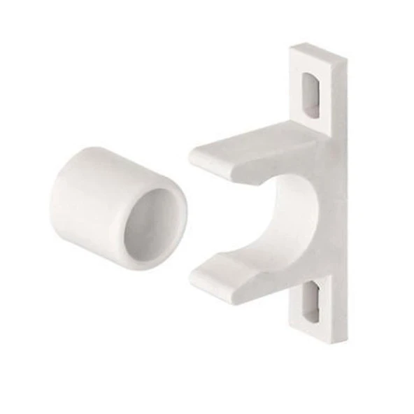 Nobel Mobilya Dolap Kapak Plastik Çıt Çıt Beyaz (10 ADET) - 2