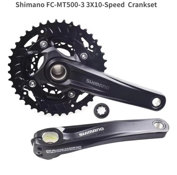 Shimano Deore FC-MT500-3 40/30/22T 175mm 3x10 Uyumlu Aynakol Hollowtech Aynakol - 3